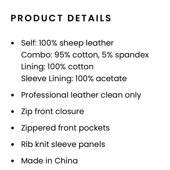 Veda Classic Black Leather Jacket - Picture 14 of 14